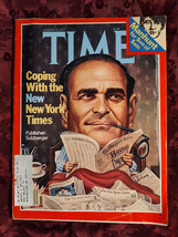 TIME Magazine August 15 1977 NEW New York Times Arthur Ochs &quot;Punch&quot; Sulzberger - £11.51 GBP