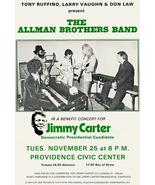 The Allman Brothers Band - Jimmy Carter Benefit - 1975 - Concert Poster - £7.98 GBP+