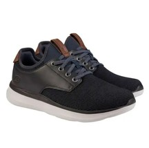 Skechers Men&#39;s Size 9.5 Relaxed Fit Memory Foam Slip-On Shoe, Navy/Black - £25.94 GBP