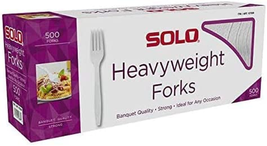 SOLO Plastic Forks, White, 500 Ct Tej - £30.46 GBP