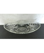 EAPC Star of David Anchor Hocking Gondola Banana Split Dish #752 Clear  - $14.84