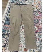 Kuhl Kanvus Pants Hiking Outdoor Heavy Cotton Brown Workwear Canvas Men&#39;... - £33.13 GBP