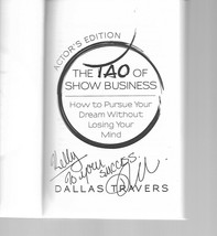 The Tao of Show Business SIGNED Dallas Travers Paperback - £7.74 GBP