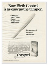 Ortho Conceptrol Contraceptive Birth Control Vintage 1972 Full-Page Maga... - $9.70