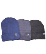 BUY 2 GET 1 FREE AUTHENTIC ACRYLIC BEANIE WARM WINTER KNIT CAP FOR MEN &amp;... - £7.96 GBP