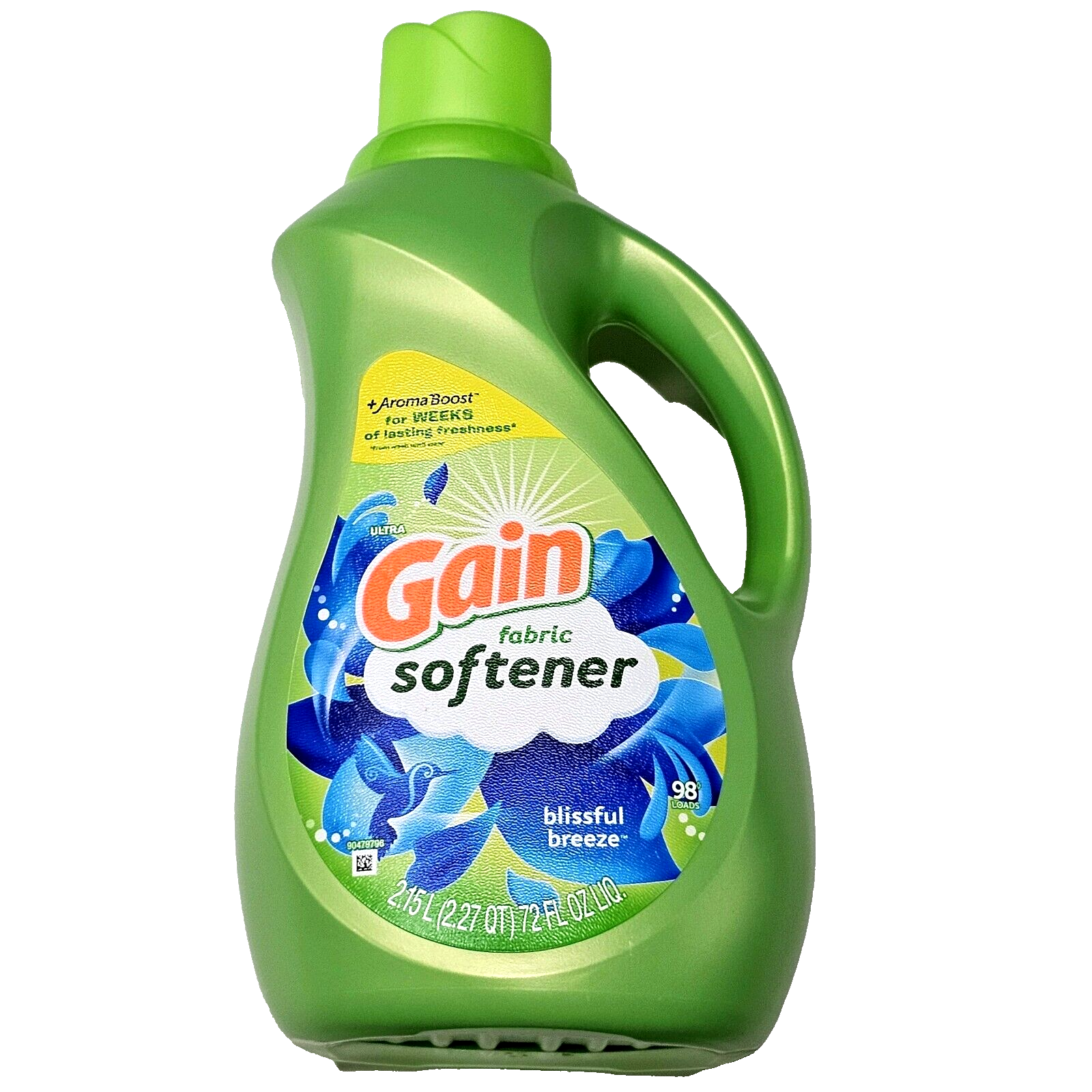 Gain Fabric Softener Blissful Breeze 98 Loads 72oz. Aroma Boost Laundry Fresh