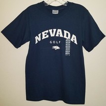 NWT University of Nevada Reno Wolf Pack Golf Navy Blue Tee Shirt Men Adult Small - $14.80