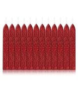12 Pcs Sealing Wax Sticks With Wicks, Antique Metallic Red Totem Fire Ma... - £15.68 GBP