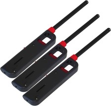 3 Pack - Vezee Fuel Included Handi BBQ Grill Click Flame Long Stem Lighter - Ref - £14.45 GBP