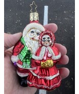 Vintage Inge Glas Germany Blown Glass Christmas Ornament Santa Mrs Claus - €21,21 EUR Vintage Inge Glas Germany Blown Glass Christmas Ornament Santa Mrs Claus - €21,21 EUR