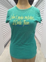 Ransom I Don&#39;t Make Mistakes I Date Them Kelly Green T-shirt Womens Size... - £9.99 GBP