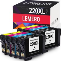 Remanufactured Ink Cartridges Replacement For Epson 220Xl 220 Xl T220Xl To Use W - £51.84 GBP