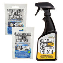 Flitz Stainless Steel &amp; Chrome Cleaner w/Degreas... CWR-83284 - £23.02 GBP