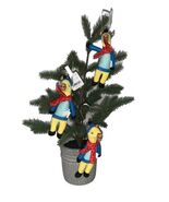 2021 Yellow Felt Giraffe Target Wondershop Christmas Tree Ornaments Lot ... - €19,84 EUR