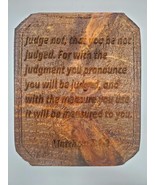 Handmade Bible Verse Plaque Wall Art - $792.36 MXN