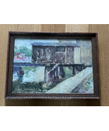 Vintage Artist Signed Alice Elizabeth Palmer Impressionist Water Color R... - $37.97