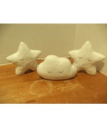 Ceramic Care Bears Star &amp; Cloud Buddies - $560.82 MXN