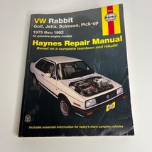 VW Rabbit Golf Jetta Scirocco Pick-up 75-92 Repair Manual Haynes #96016 - $14.13