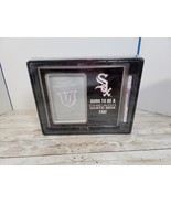 Born To Be A Chicago White Sox Fan Frame 4x6 New Box MLB Gift Baseball - $442.60 MXN