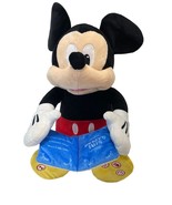 Mickey Mouse Story Plush Book Lights Sounds Disney Junior Works Tested - £22.85 GBP