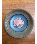 Vtg 9.5” Brass Enamel WAILING WALL PLATE, JERUSALEM, ISRAEL Wall Hanger ... - €21,48 EUR