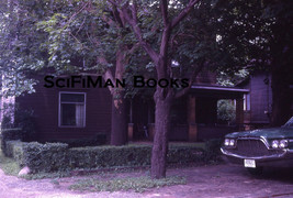 KODACHROME 35mm Slide Ohio Old Car Houses Large Trees Hedge Shrubs 1969!!! - $2.96