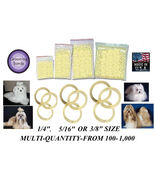 Dog Pet PRO Grooming Latex RUBBER&amp;Rosin HAIR BANDS-Ribbon&amp;Bow Making,Top... - $18.99+