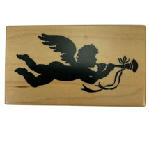 PSX Cherub Cupid Wings Trumpet Horn Angel Rubber Stamp E1681 Vintage 199... - $7.82