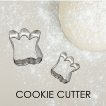 Paw Shape Tin Plated Steel Cookie Cutter 1pc - £1.55 GBP