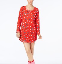 Jenni Moore Intimates Sleepshirt Socks 471144 Red Lights pajamas LARGE - £11.78 GBP