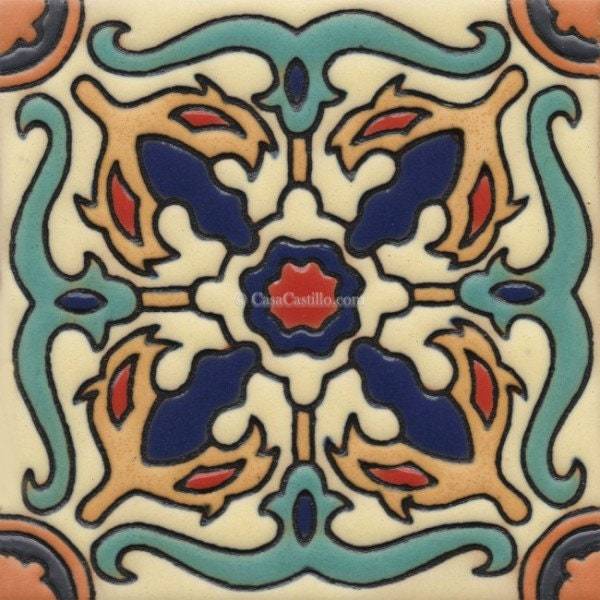 Ceramic High Relief Malibu Tiles Handcrafted - CS169 -  (you select the ... - $189.00