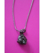 Meterorite Necklace W/ Chain Campo Del Cielo 3.3 Grams Genuine Dino Girl... - $41.13 CAD