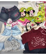 Build A Bear Girl Clothes Lot Minnie Mouse Outfits Princess Dress Shoes ... - $17.42