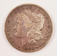 1896-S Plateado Morgan Dólar En Muy Fina MB Estado, Natural Color - $178.18