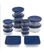 Anchor Hocking Glass Food Storage Containers with Lids, 30 Piece Set - $584.04 MXN