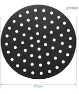 Round Cast Iron Fire Grate 17&quot; for Big Green Egg XL Weber 22&quot; Charcoal G... - $127.38 CAD