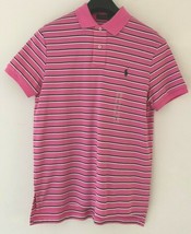 Polo Ralph Lauren Men&#39;s Stripe Soft Touch Polo Shirt Regular M Big &amp; Tall 1XB - £28.41 GBP