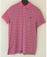 Polo Ralph Lauren Men&#39;s Stripe Soft Touch Polo Shirt Regular M Big &amp; Tal... - £27.52 GBP