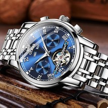 Olevs Men Watches Mechanical Business Wristwatch Waterproof Stainless Steel - $99.99