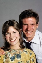 Carrie Fisher Harrison Ford circa 1980 smiling pose 18x24 poster - £23.58 GBP