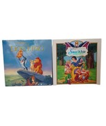 Lot of 2 Disney Animated Laserdiscs Lion King &amp; Snow White and the 7 Dwarfs - £8.66 GBP