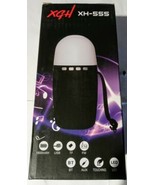 Portable Bluetooth Speaker With LED Lights XGH XH-555 Black  - £9.41 GBP