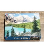 1500 York Puzzle - Moraine Lake, Banff National Park, Canada MB Puzzle - £19.59 GBP