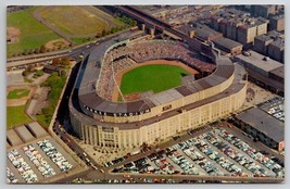 Airview Of Yankee Stadium at River Street NYC New York City Postcard W27 - £3.91 GBP