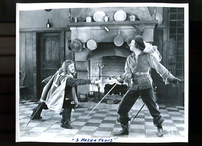 Primary image for THE THREE MUSKETEERS-8x10 PROMOTIONAL STILL-SWORD FIGHT VG