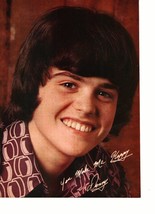 Donny Osmond magazine pinup clipping vintage 1970&#39;s white teeth smile Bop - £2.75 GBP