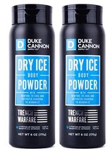 Duke Cannon Supply Co. Dry Ice Body Powder for Men, 6 oz (Pack of 2) - £47.57 GBP