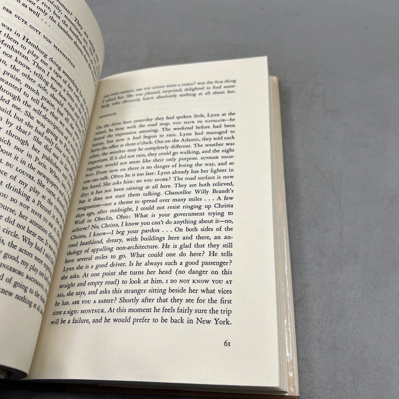 Montauk by Max Frisch (1976) 1st/1st Edition Hardcover Novel Item image 15