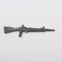 GI Joe Laser Rifle Accessory Dark Gray Gun Toy 2000s - £6.04 GBP