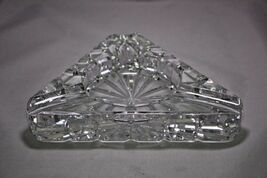 Heavy Clear Glass Cigar Ashtray Measures 7.5" image 12